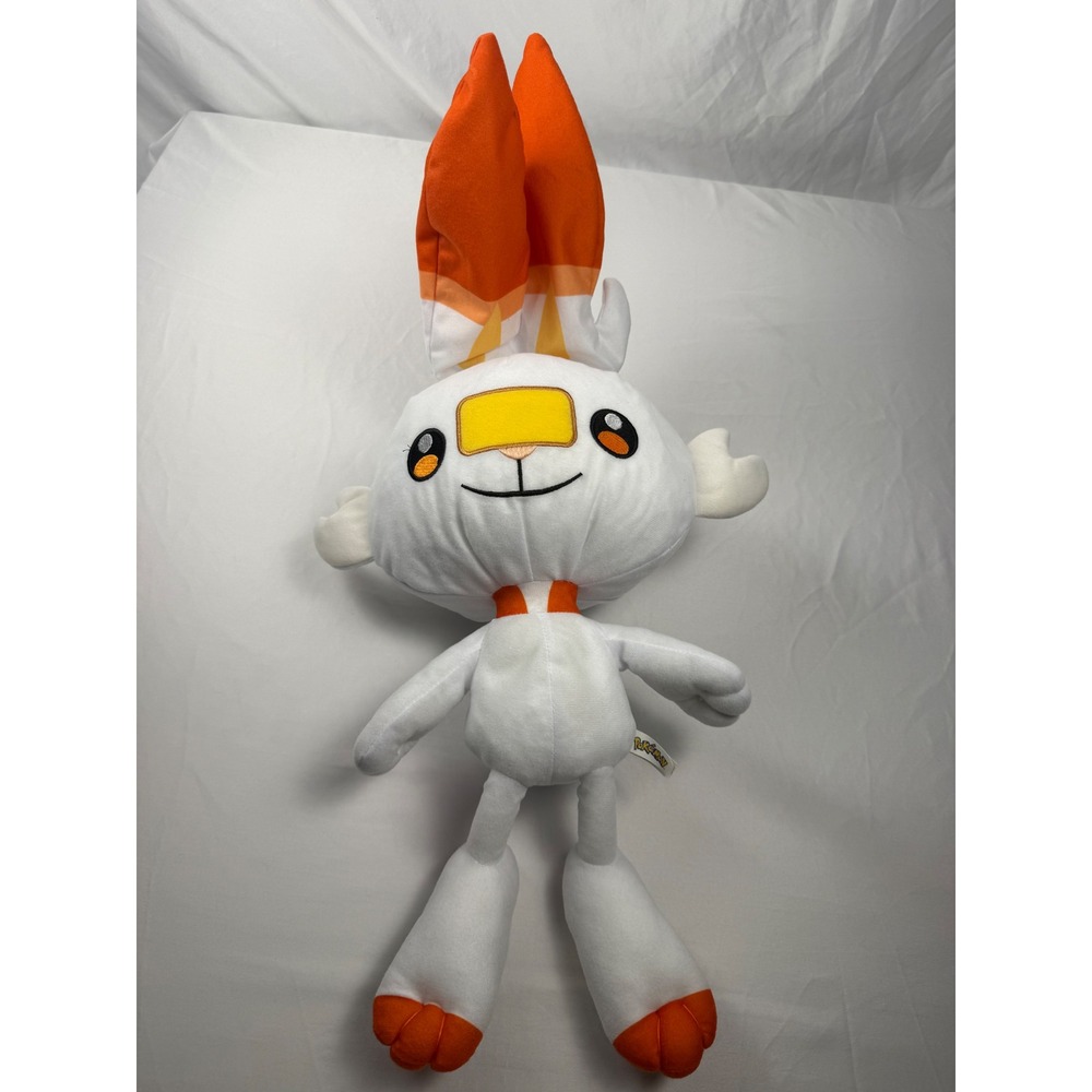 Pokémon Scorbunny Large 18" Plush Stuffed Animal 2021 The Pokémon Company